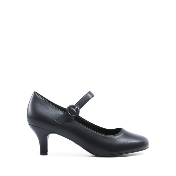 DREAM PAIRS Women's Dress Mary Jane Shoes, Low Kitten Heels Closed Round Toe Comfortable Pumps Shoes for Wedding Dancing Office