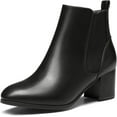 thumbnail image 1 of DREAM PAIRS Women’s Chelsea Ankle Booties Elastic Gore Slip‑On with Chunky Block Heel, 1 of 7