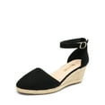 thumbnail image 1 of DREAM PAIRS Women's Espadrilles Closed Toe Ankle Strap Dressy Platform Wedge Sandals, 1 of 5