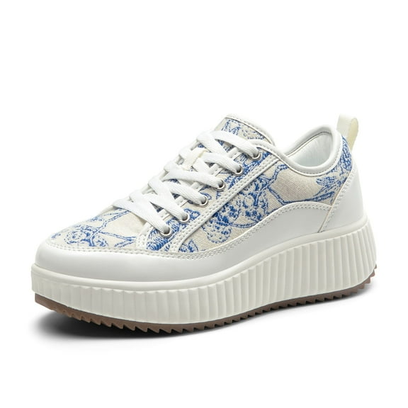 DREAM PAIRS Women's Fashion Platform Sneakers Casual Walking Shoes Comfortable Sport Sneaker