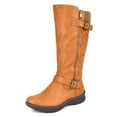 thumbnail image 1 of DREAM PAIRS Women's Faux Fur Knee High Boot CAMEL 9.5, 1 of 7