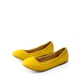 thumbnail image 1 of DREAM PAIRS Women's Flats Solid Plain Walking Classic Casual Ballet Flats Slip on Shoes NUDE Size 6.5, 1 of 5