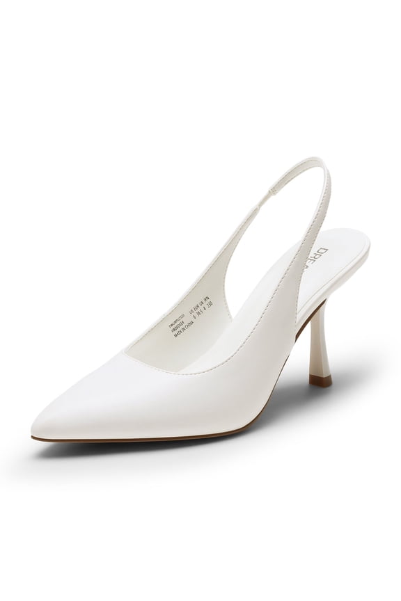 Women's Heels Slingback Stiletto Pumps Shoes Pointed Closed Toe Kitten Heels Dress Bridal Elegant Wedding Sexy Party