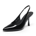 thumbnail image 1 of DREAM PAIRS Women's Heels Slingback Stiletto Pumps Shoes Pointed Closed Toe Kitten Heels Dress Bridal Elegant Wedding Sexy Party, 1 of 7