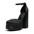 thumbnail image 1 of BURUDANI Women's High Chunky Platform Closed Toe Block Heels Square Toe Ankle Strap Dress Wedding Party Pumps Shoes AURELIA, 1 of 5