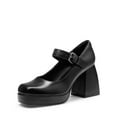 thumbnail image 1 of DREAM PAIRS Women's High Chunky Platform Closed Toe Mary Jane Block Heels Square Toe Strappy Dress Wedding Party Pumps Shoes, 1 of 6