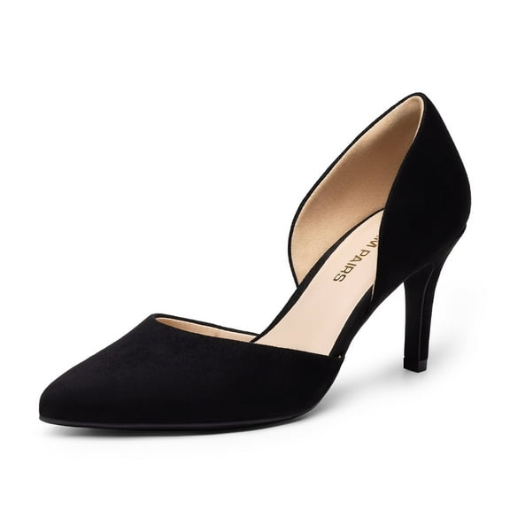 DREAM PAIRS Women's High Heel Closed Toe Dress Shoes Pumps Elegant Stiletto D'Orsay Slip On