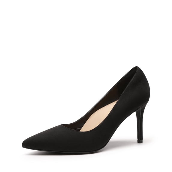 DREAM PAIRS Women's High Heels Pump Closed Pointed Toe Slip On Stiletto Dress Shoes Fashion Wedding Bridal Work Office Comfortable Pumps Shoes