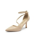 thumbnail image 1 of DREAM PAIRS Women's High Heels Strappy Pumps Closed Pointed Toe Stiletto Ankle Strap  Party Dress Shoes, 1 of 5