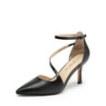 thumbnail image 1 of DREAM PAIRS Women's High Heels Strappy Pumps Closed Pointed Toe Stiletto Ankle Strap  Party Dress Shoes, 1 of 5