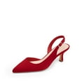 thumbnail image 1 of DREAM PAIRS Women's Kitten Heels Slingback Closed Pointed Toe Low Pumps Shoes Women Party Wedding Sexy Casual Dress Shoes, 1 of 5