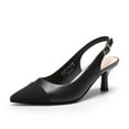 thumbnail image 1 of DREAM PAIRS Women's Kitten Heels Slingback Pumps Closed Pointed Toe Low Heel Dress Shoes for Wedding Party Casual, 1 of 7