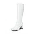 thumbnail image 1 of DREAM PAIRS Women's Knee-High Heeled Boots, Zip-Up Fashion Dress Boots, 1 of 10