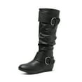 thumbnail image 1 of DREAM PAIRS Women's Knee High Low Hidden Wedge Boots, 1 of 5