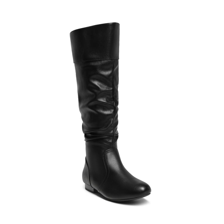 Walmart womens knee high deals boots