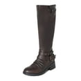 thumbnail image 1 of DREAM PAIRS Women's Knee High Riding Boots Wide Calf, 1 of 5
