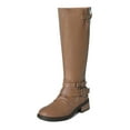 thumbnail image 1 of DREAM PAIRS Women's Knee High Riding Boots Wide Calf, 1 of 5