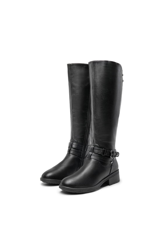 Women Knee High Riding Boots Classic Equestrian Style Comfortable Tall Boots for Casual or Dress Wear