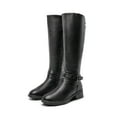 thumbnail image 1 of Women Knee High Riding Boots Classic Equestrian Style Comfortable Tall Boots for Casual or Dress Wear, 1 of 8