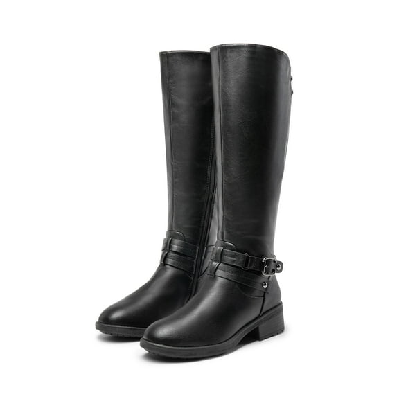 Women Knee High Riding Boots Classic Equestrian Style Comfortable Tall Boots for Casual or Dress Wear