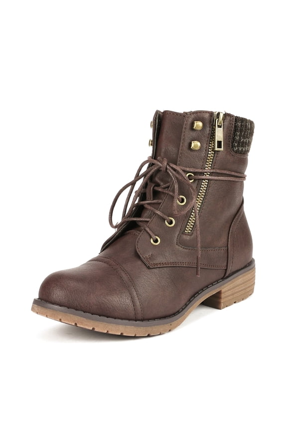 Women's Lace Up Combat Boots Ankle Booties