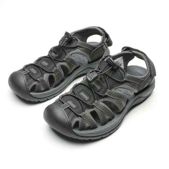 DREAM PAIRS Women's Low Heels Hiking Sandals for Outdoor Adventures for Adult