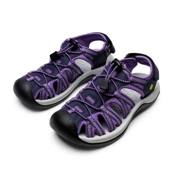 DREAM PAIRS Women's Low Heels Hiking Sandals for Outdoor Adventures for Adult