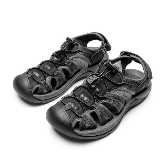 DREAM PAIRS Women's Low Heels Hiking Sandals for Outdoor Adventures for Adult