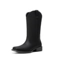thumbnail image 1 of DREAM PAIRS Women's Cowboy Boots Mid Calf Western Cowgirl Boots Wide Square Toe Pull-On Embroidered Boots with Block Heel, 1 of 8