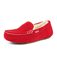 thumbnail image 1 of Dream Pairs Women's Slip-On Loafer Slippers: Fuzzy Cozy Faux Fur & Micro Suede Moccasins for Indoor/Outdoor, 1 of 5