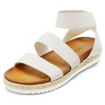 thumbnail image 1 of DREAM PAIRS Women’s Open Toe Ankle Strap Espadrille Flatform Platform Wedge Sandals, 1 of 5