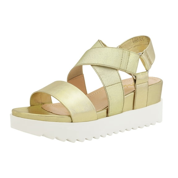 DREAM PAIRS Women’s Open Toe Ankle Strap Platform Wedge Sandals