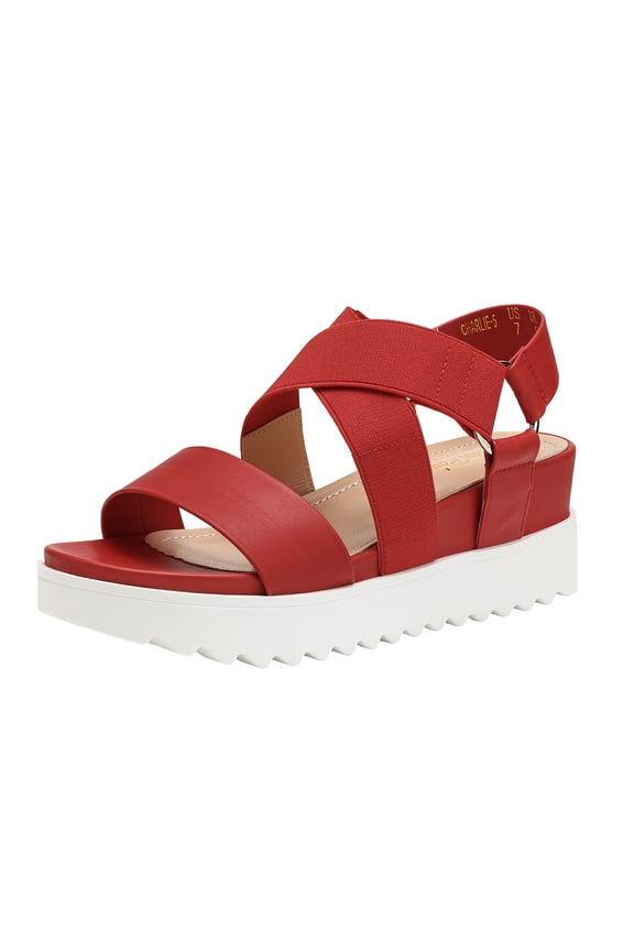 Women’s Open Toe Ankle Strap Platform Wedge Sandals