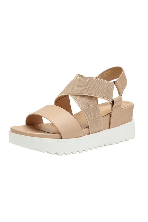 Women’s Open Toe Ankle Strap Platform Wedge Sandals