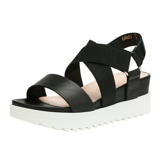 DREAM PAIRS Women’s Open Toe Ankle Strap Platform Wedge Sandals