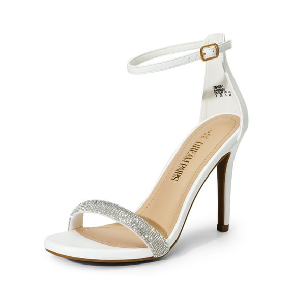 DREAM PAIRS Women's Open Toe High Heels Stiletto Heeled Sandals Sexy Dressy Shoes