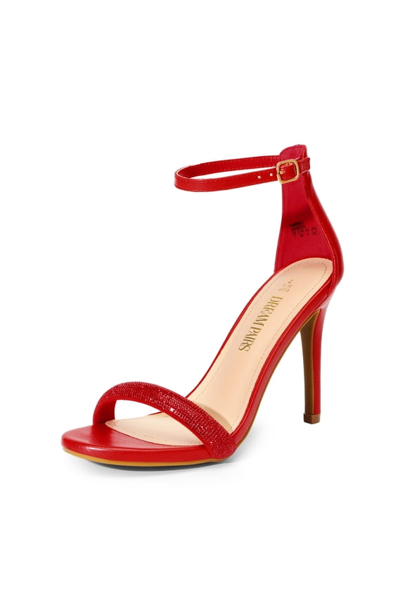 Women's Open Toe High Heels Stiletto Heeled Sandals Sexy Dressy Shoes