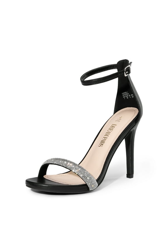 Women's Open Toe High Heels Stiletto Heeled Sandals Sexy Dressy Shoes