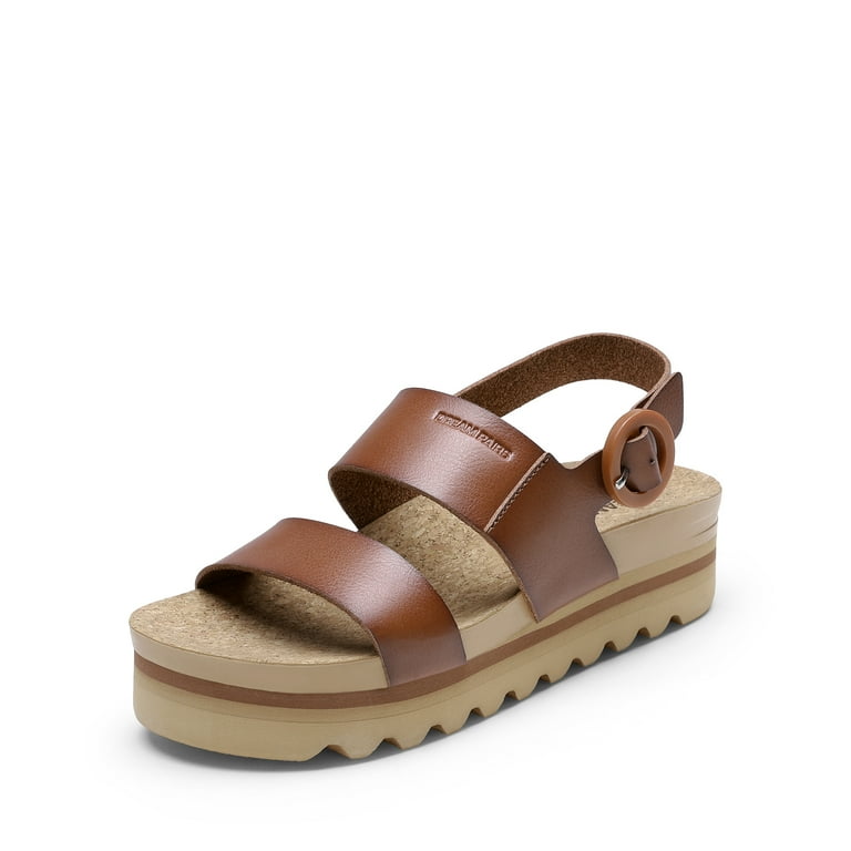 cute dress shoes with arch support DREAM PAIRS Vegan Leather Arch Support Platform Sandals