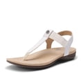 thumbnail image 1 of DREAM PAIRS Women's Orthotic Walking Sandals Comfortable Arch Support Sandals with Adjustable Straps Ergonomic Non-Slip T-Strap Dress Sandals for All-Day Wear, 1 of 8