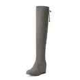 thumbnail image 1 of DREAM PAIRS Women's Over The Knee Thigh High Stretch Boots Shoes LEGGY GREY Size 11, 1 of 5