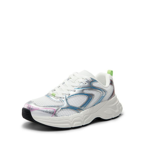 DREAM PAIRS Women's Platform Chunky Fashion Sneakers Walking Lace-Up Celi Comfortable Y2K-style Sneakers Workout Sport Work Casual Tennis Shoes