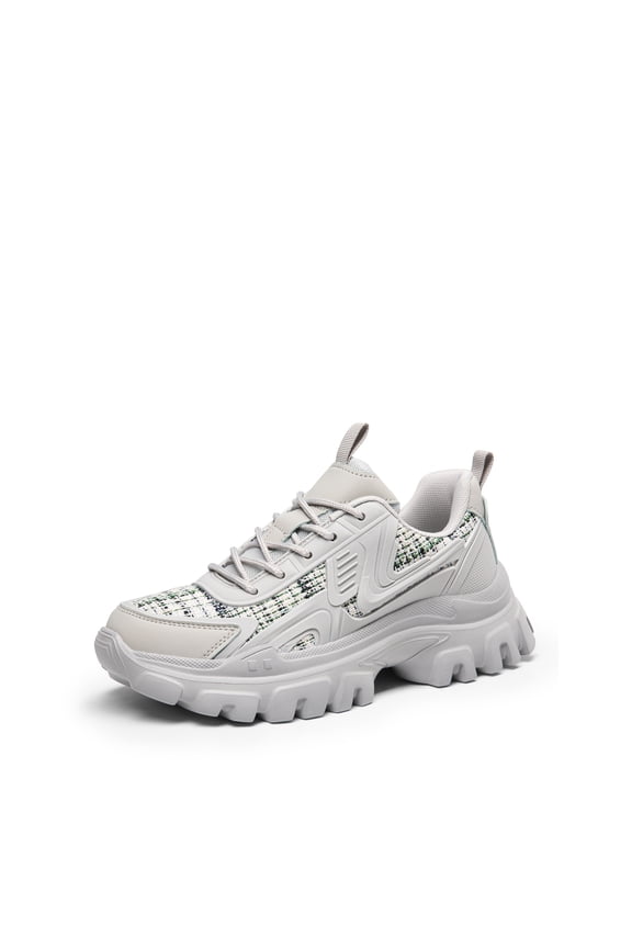 Women's Platform Chunky Fashion Sneakers Y2K Maeve Lace-Up Comfortable Sneakers Casual Walking Shoes.