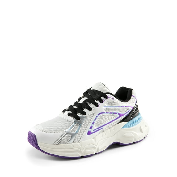 DREAM PAIRS Women's Platform Chunky Liv Fashion Sneakers Walking Lace-Up Comfortable Y2K-style Sneakers Workout Sport Work Casual Tennis Shoes