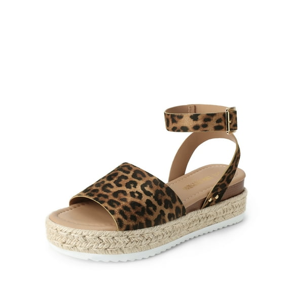 DREAM PAIRS Women's Platform Espadrilles Casual Ankle Strap Wedge Sandals, Comfortable Dressy Summer Shoes