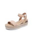 thumbnail image 1 of DREAM PAIRS Women's Platform Espadrilles Wedge Sandals, Comfortable Open Toe One Band Sandals for Women Dressy Casual Summer, 1 of 6