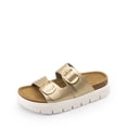 thumbnail image 1 of DREAM PAIRS Women's Platform Sandals Wedge Chunky Heel Slip-on Comfort Slides with Arch Support Cork Footbed Adjustable Buckle Summer Slide Sandals, 1 of 8