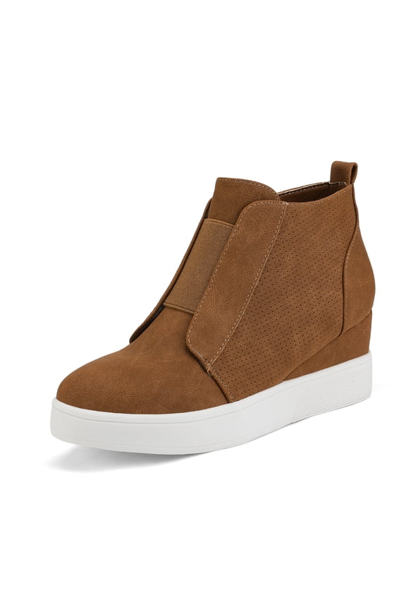 Women’s Platform Wedge Sneakers Ankle Booties