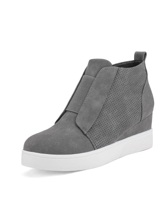 Women’s Platform Wedge Sneakers Ankle Booties