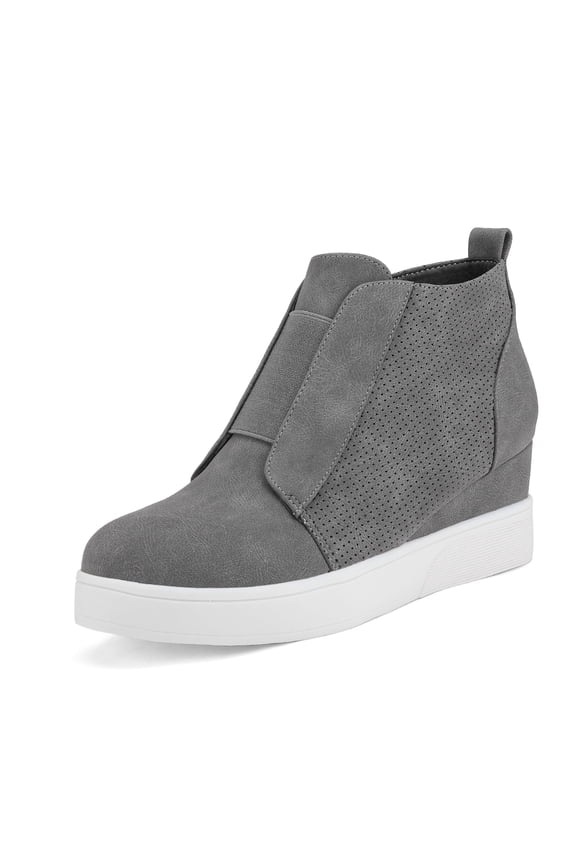 Women’s Platform Wedge Sneakers Ankle Booties